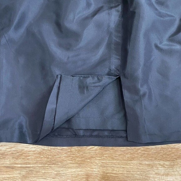 SILK Cocktail Dress in Black size 6 Expose Back - Picture 14 of 16